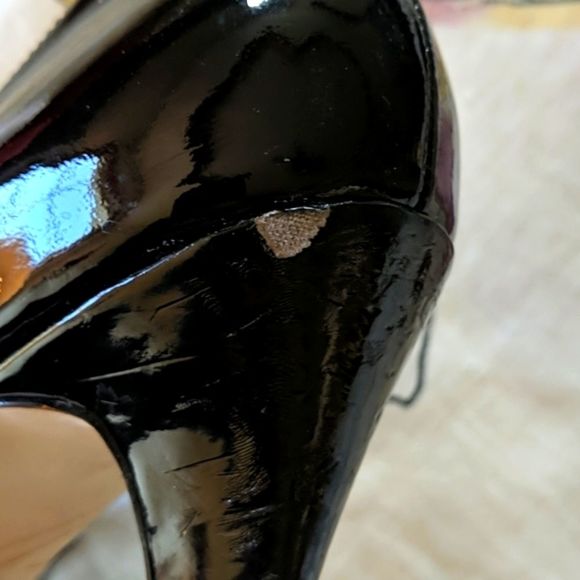 Enzo Angiolini Size 7 Black Patent Leather Heels - Picture 8 of 8